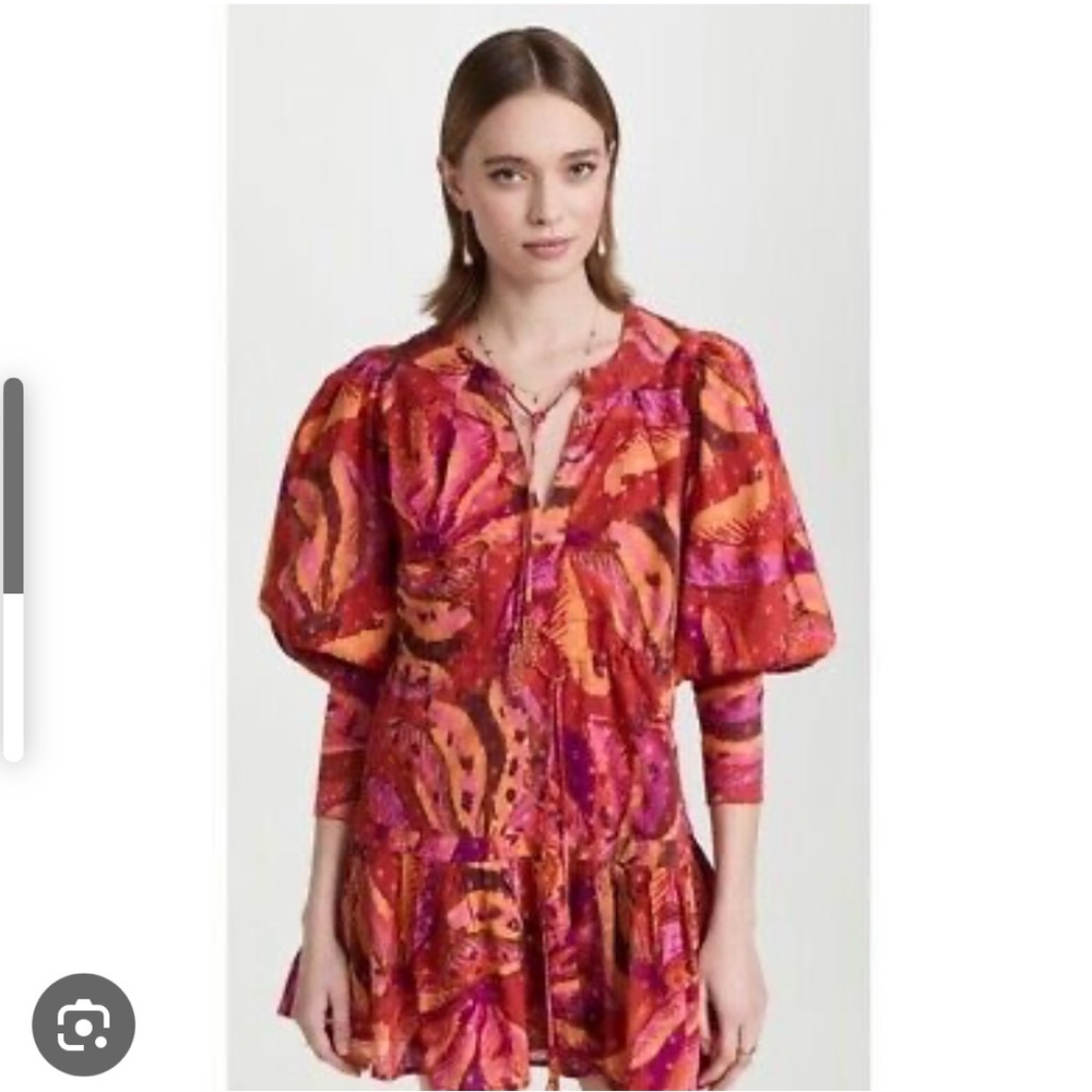 Farm Rio Banana Juice Mini Dress
